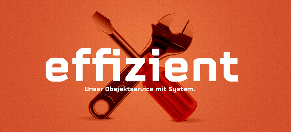 Effizient – Bildmotiv für den Objektservice der LPP GmbH
