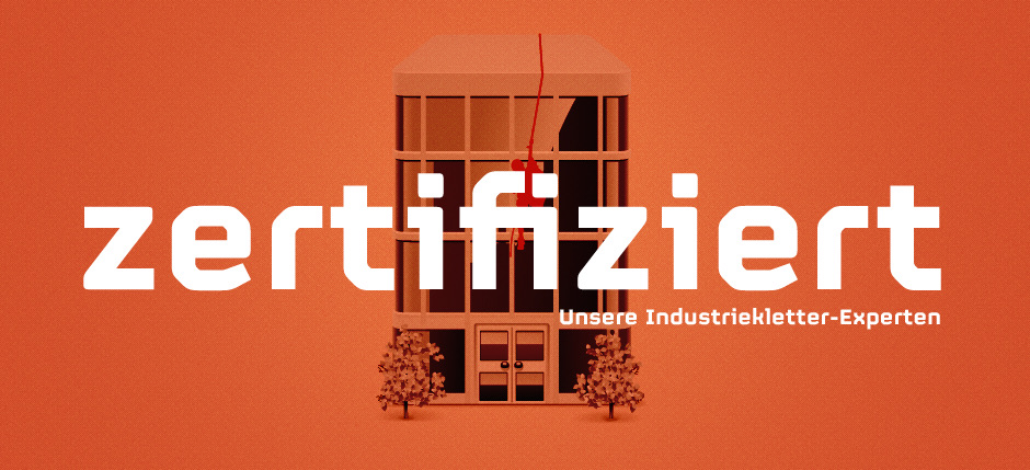 Zertifiziert – Bildmotiv für die Industriekletter-Experten der LPP GmbH